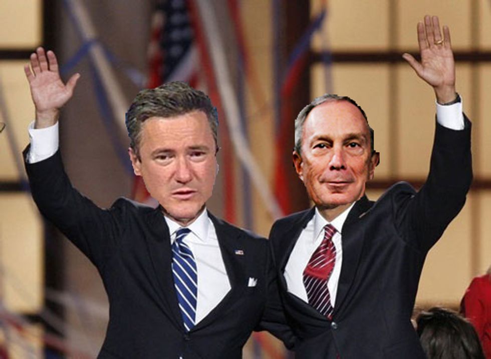 Mike Bloomberg and Joe Scarborough Maybe Going To Unite For 2012 Run