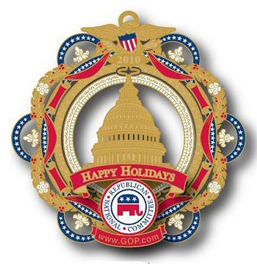 Christmas-Hating Republican Party Selling 'Happy Holidays' Ornaments