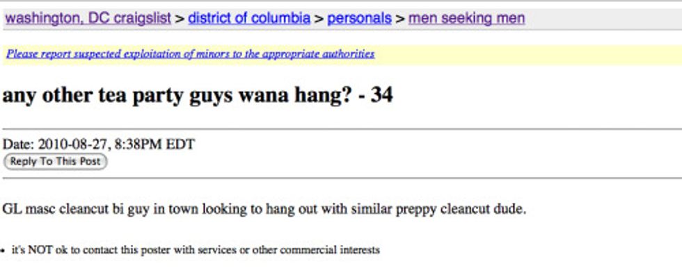 Did You 'Restore Honor' (Have Secret Gay Sex) at GlennBeckPalooza?