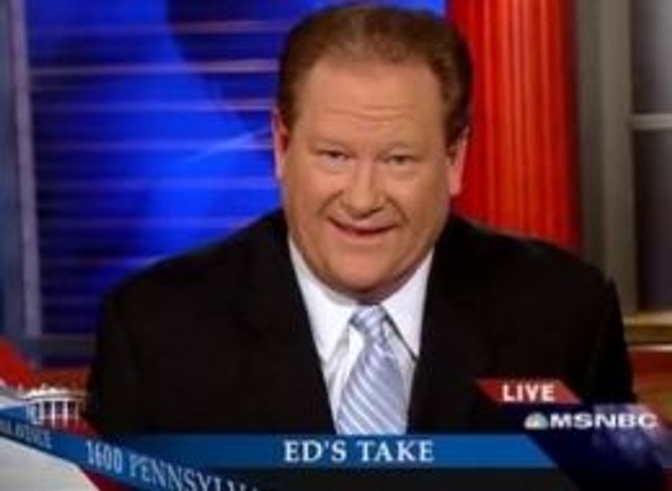 MSNBC Guy Ed Schultz Yells Expletives At People, Cries About It
