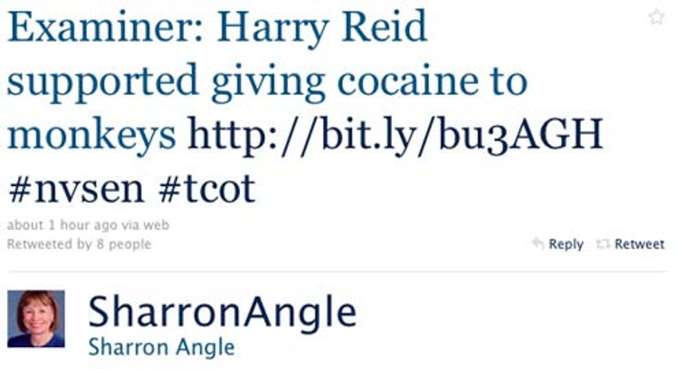 Why Is Harry Reid Giving His Monkey Friends All The Good Drugs?