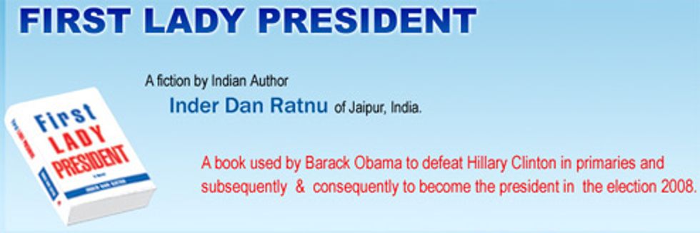 Did Indian Writer's Secret Book Create Entire 2008 Election (and Barack Obama)?