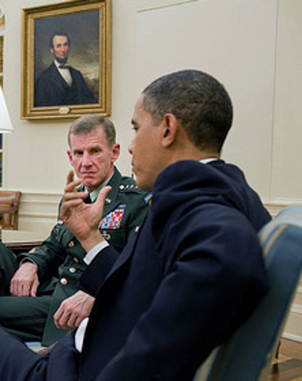 Liveblogging Barack Obama's Televised Assault of Ex-Gen. McChrystal