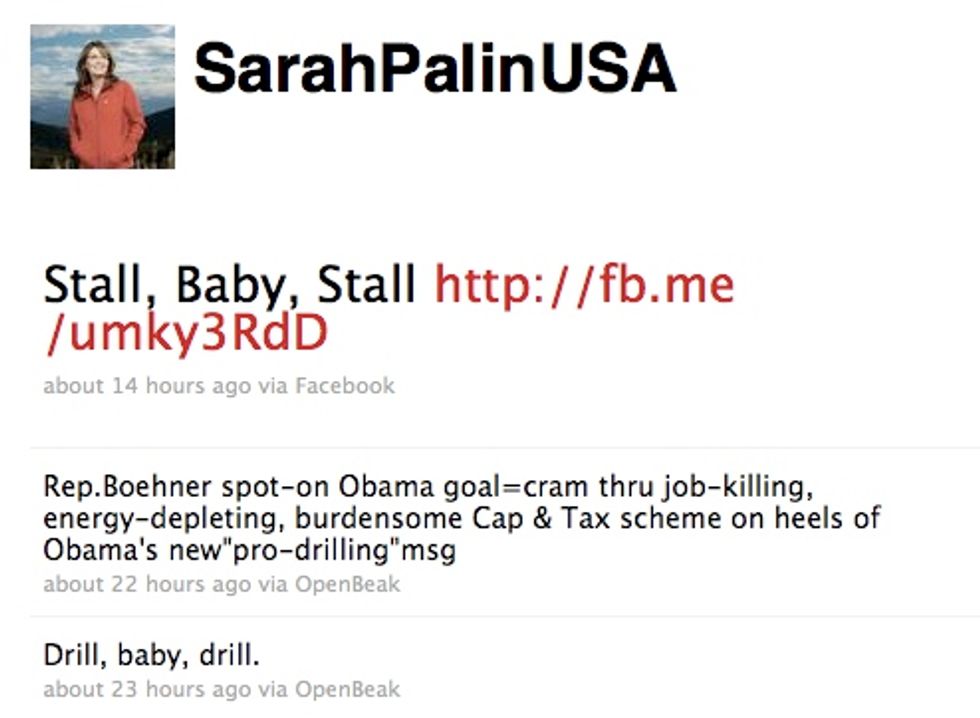 The Evolution Of Sarah Palin's Twitter