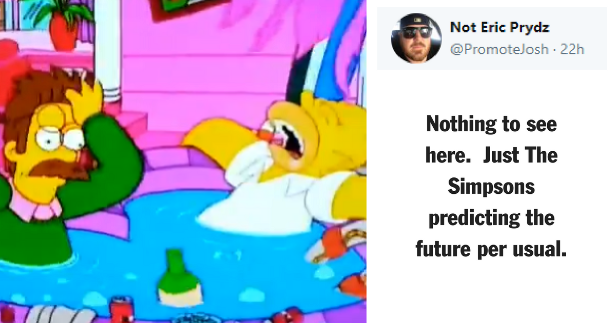 This 20-Year-Old 'Simpsons' 'Prediction' About The Stanley Cup Has Fans Placing Their Bets