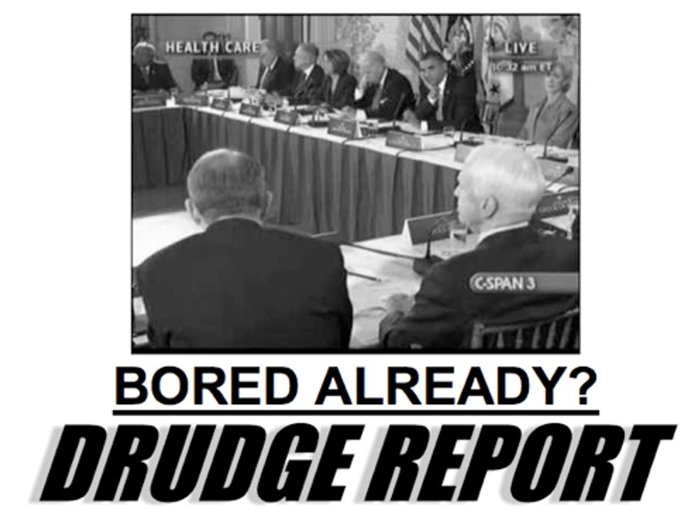 Matt Drudge Is Bored!