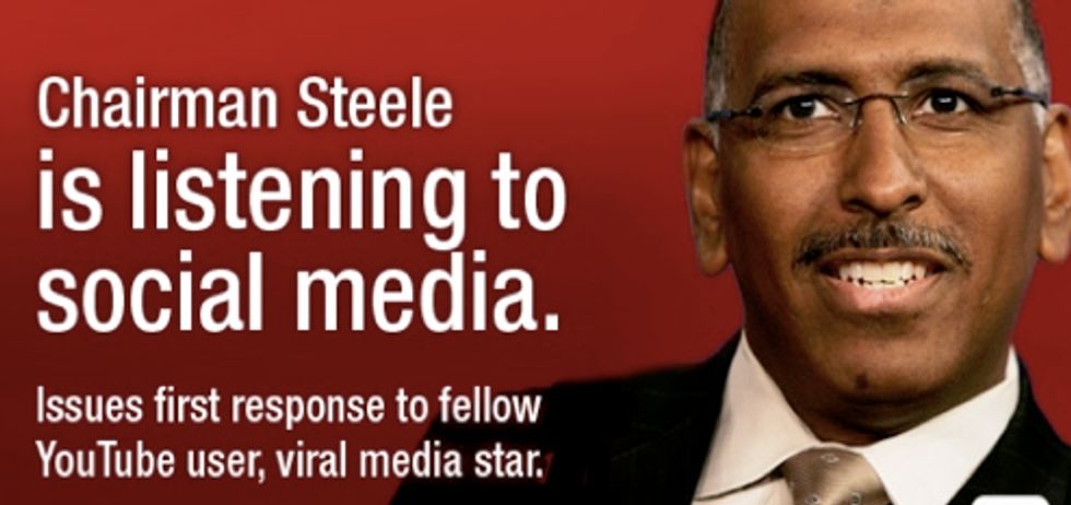 Michael Steele Is Watching Your YouTubes