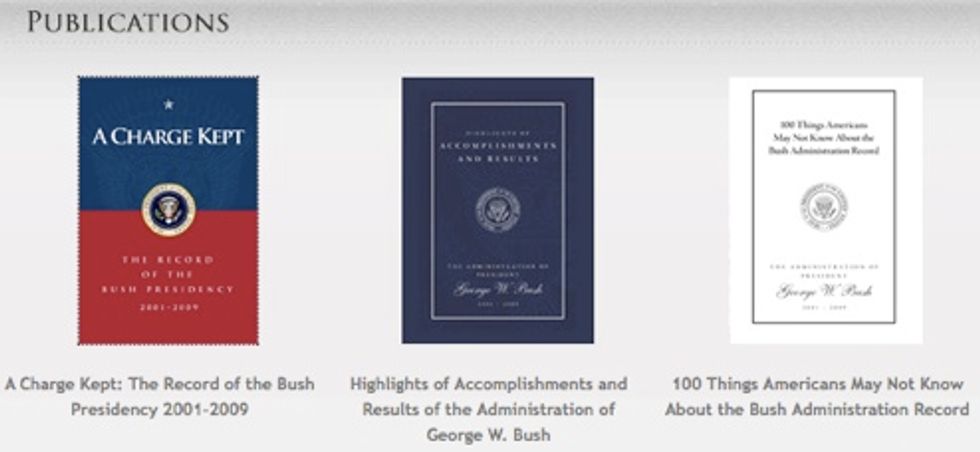Last Chance To Download Free Bush Junior Propaganda From White House Website!