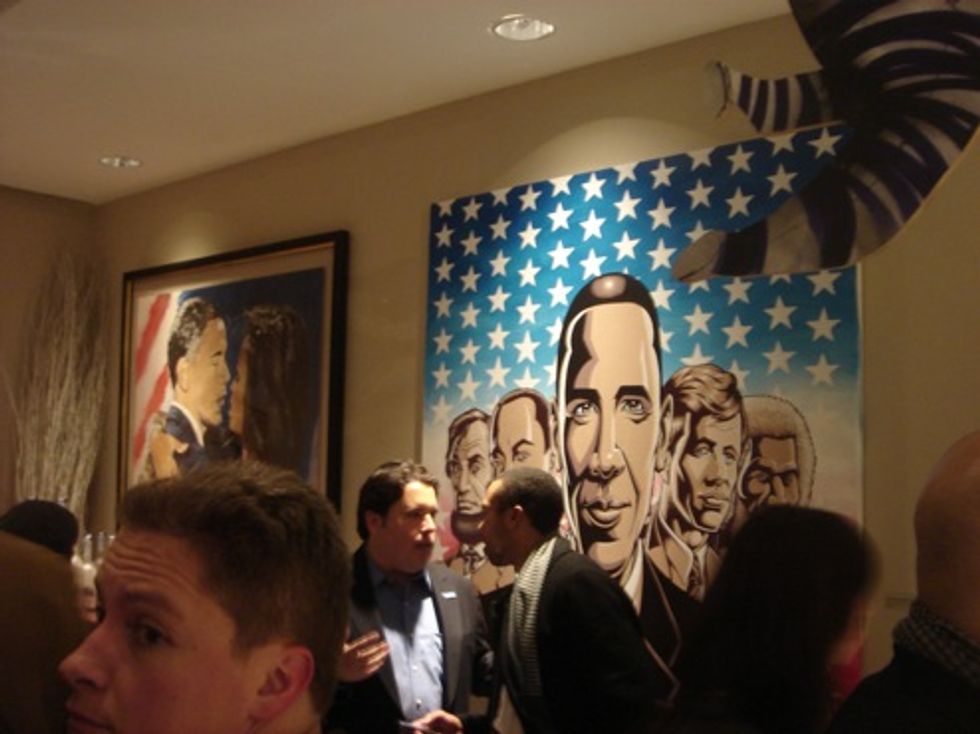 Libtards Host Fancy Obama Art Party With NO FOOD WHATSOEVER