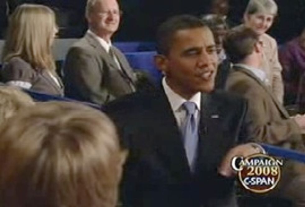 Post-Debate Video: McCain Flees, Obama Stays Forever