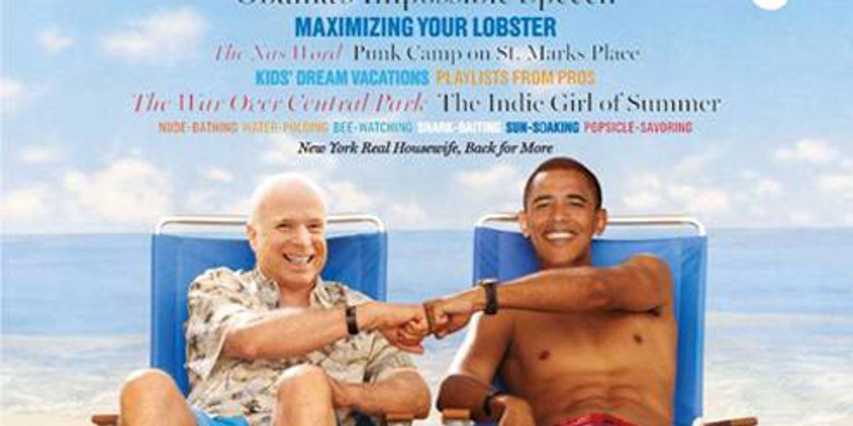 John McCain Is Very Excited To Terrorist FistJab Barack Obama Wonkette