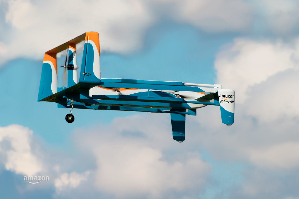 Amazon delivery drones ‘to announce their arrival with pleasant tune’