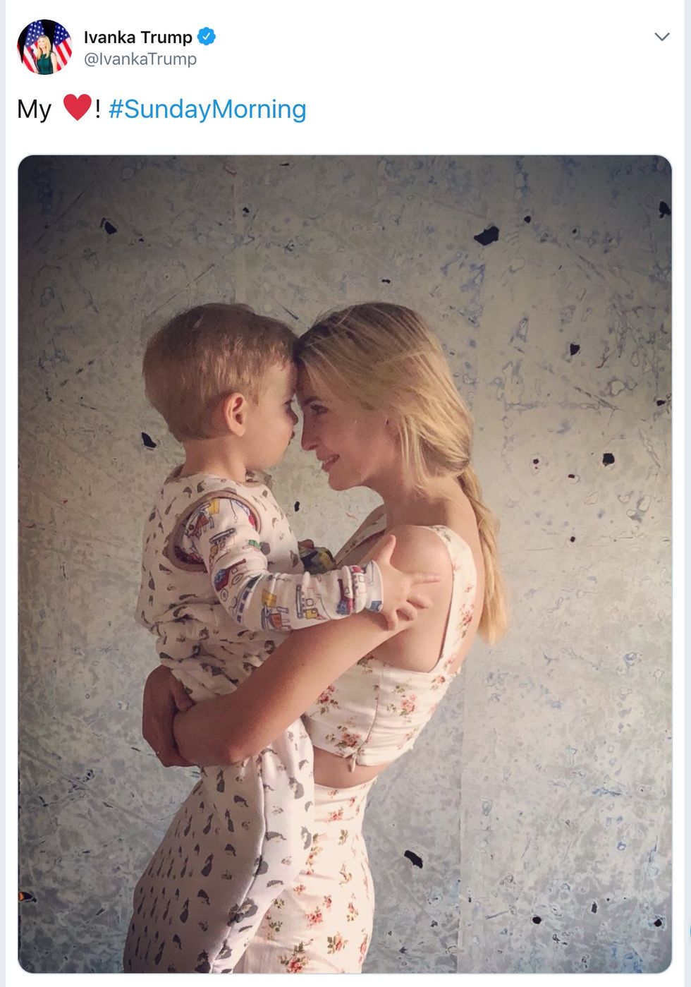Ivanka Trump Just Rubbing Her Non-Interned Baby In Refugees' Jailed Faces