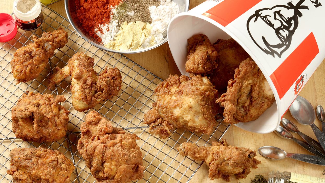 KFC in Britain is apparently testing a vegetarian version of fried chicken
