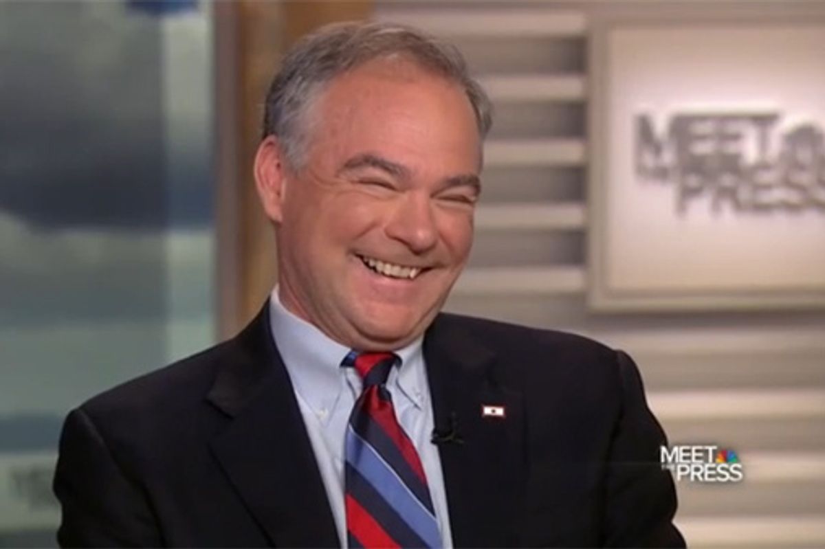 Tim Kaine: Senator Of Dad Jokes