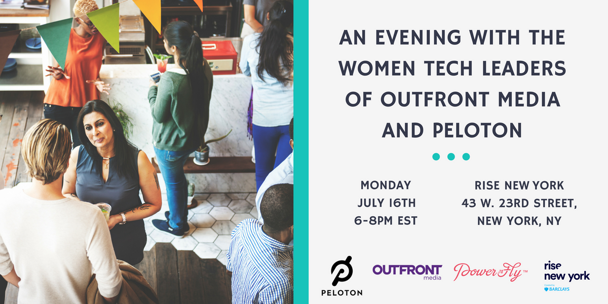 An Evening with the Women Tech Leaders of OUTFRONT Media and Peloton