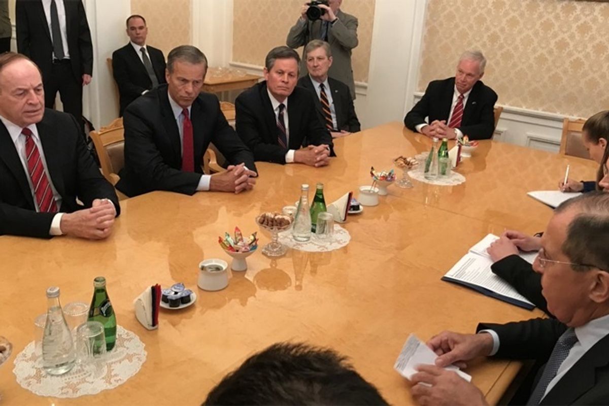 Republican Senators Celebrate Old-Fashioned All-American 4th Of July In Moscow