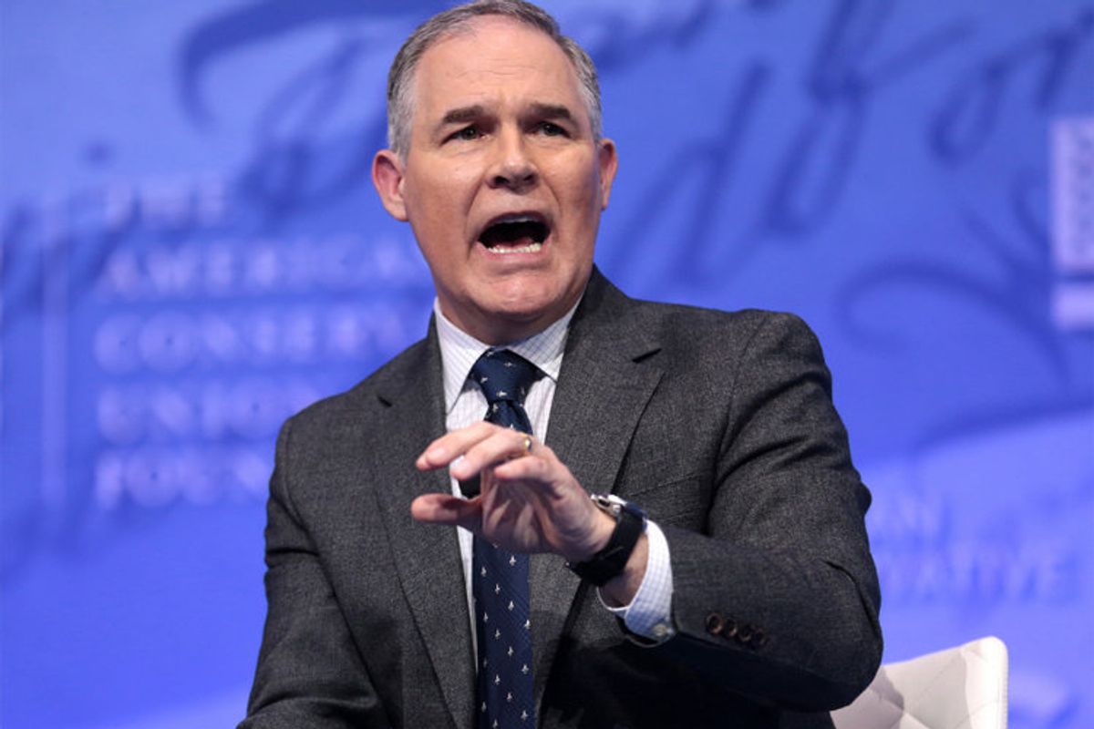 Scott Pruitt Gonna Need A Chick-Fil-A Job For HIMSELF, Because He Is Now Unemployed