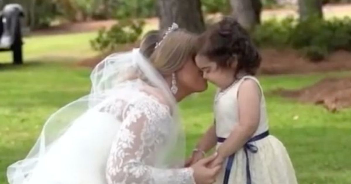 3-Year-Old Cancer Survivor Is The Flower Girl At Her Bone Marrow Donor's Weddingâ€”And Now We're Crying ðŸ˜­