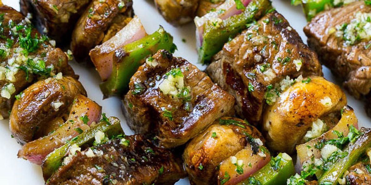 Steak Kabobs with Garlic Butter My Recipe Magic