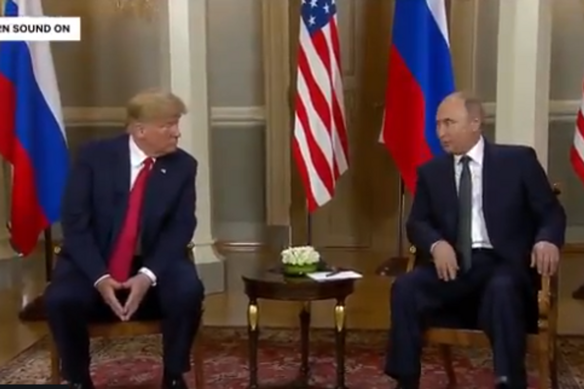 Trump's Big Meeting With His KGB Handler Going Just GREAT