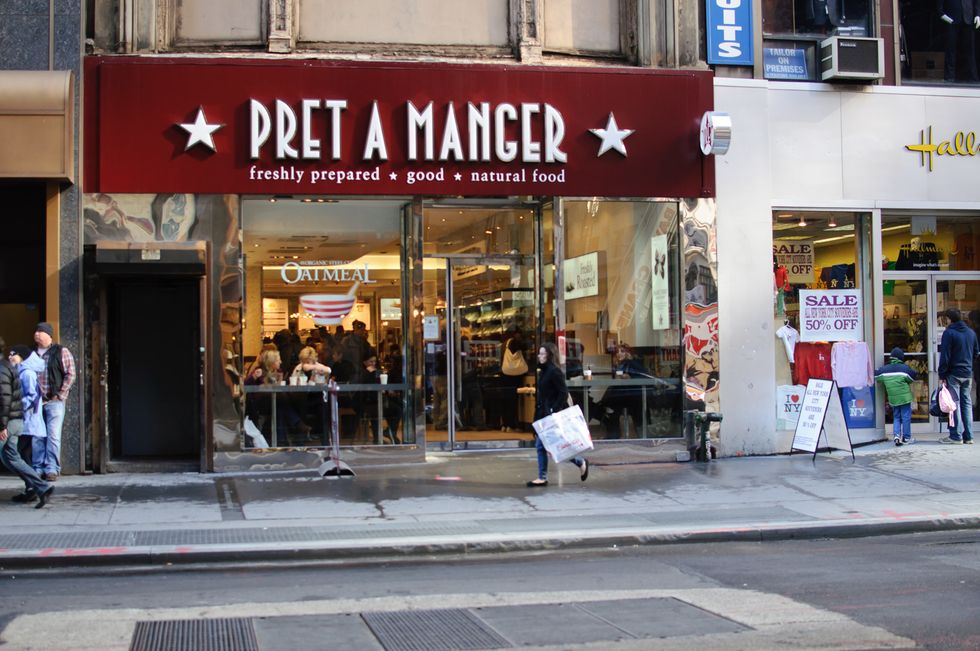 To Pret A Manger, I wouldn't Have Been Able to Survive London Without You