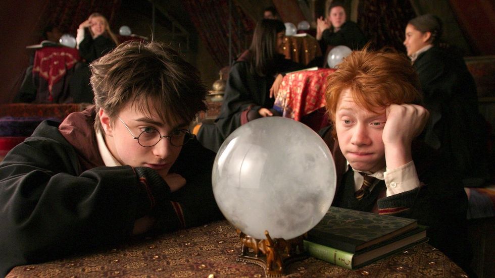 harry potter and ron weasley crystal ball