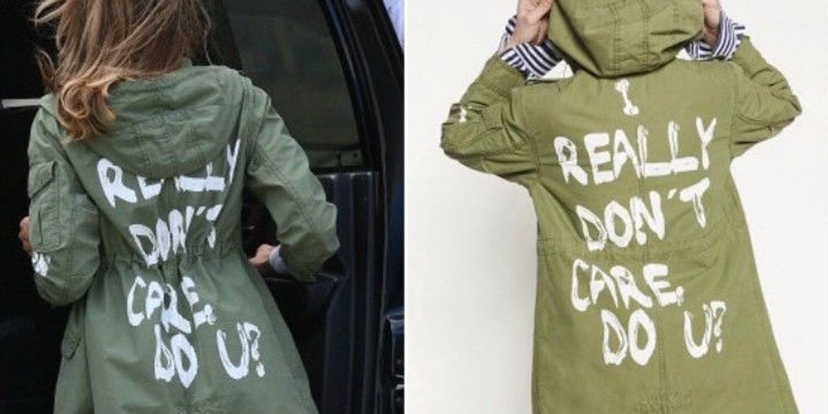 Melania Trump's Tacky Zara Jacket Selling for Insane Prices Online