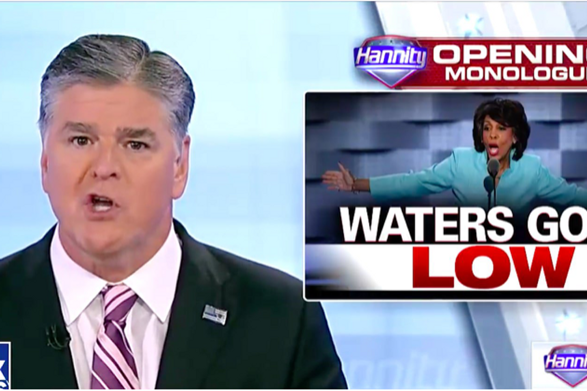 Sean Hannity Exposes Maxine Waters As Murderer She Is