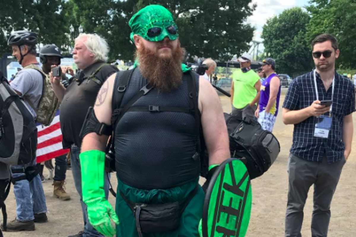 White Supremacists In Stupid Outfits Descend On Portland, For Whatever Reason.