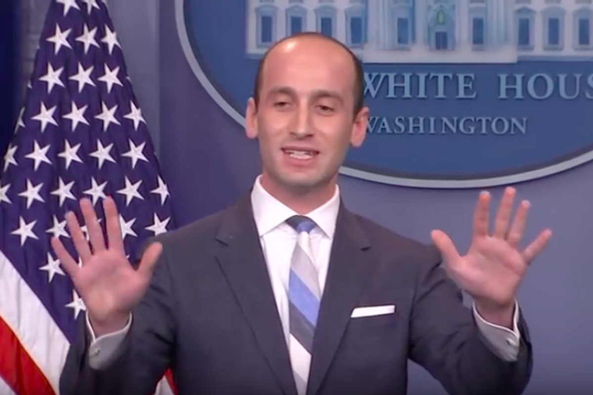 Twerpy Racist Stephen Miller Can't Wait To Make Legal Immigrants Illegal Again