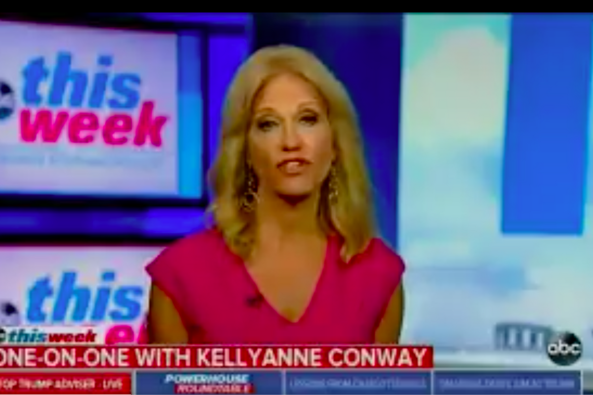 Kellyanne Conway Asked To Name 'Prominent' Black Trump Staffer, Comes Up With Random 'Ja'Ron'