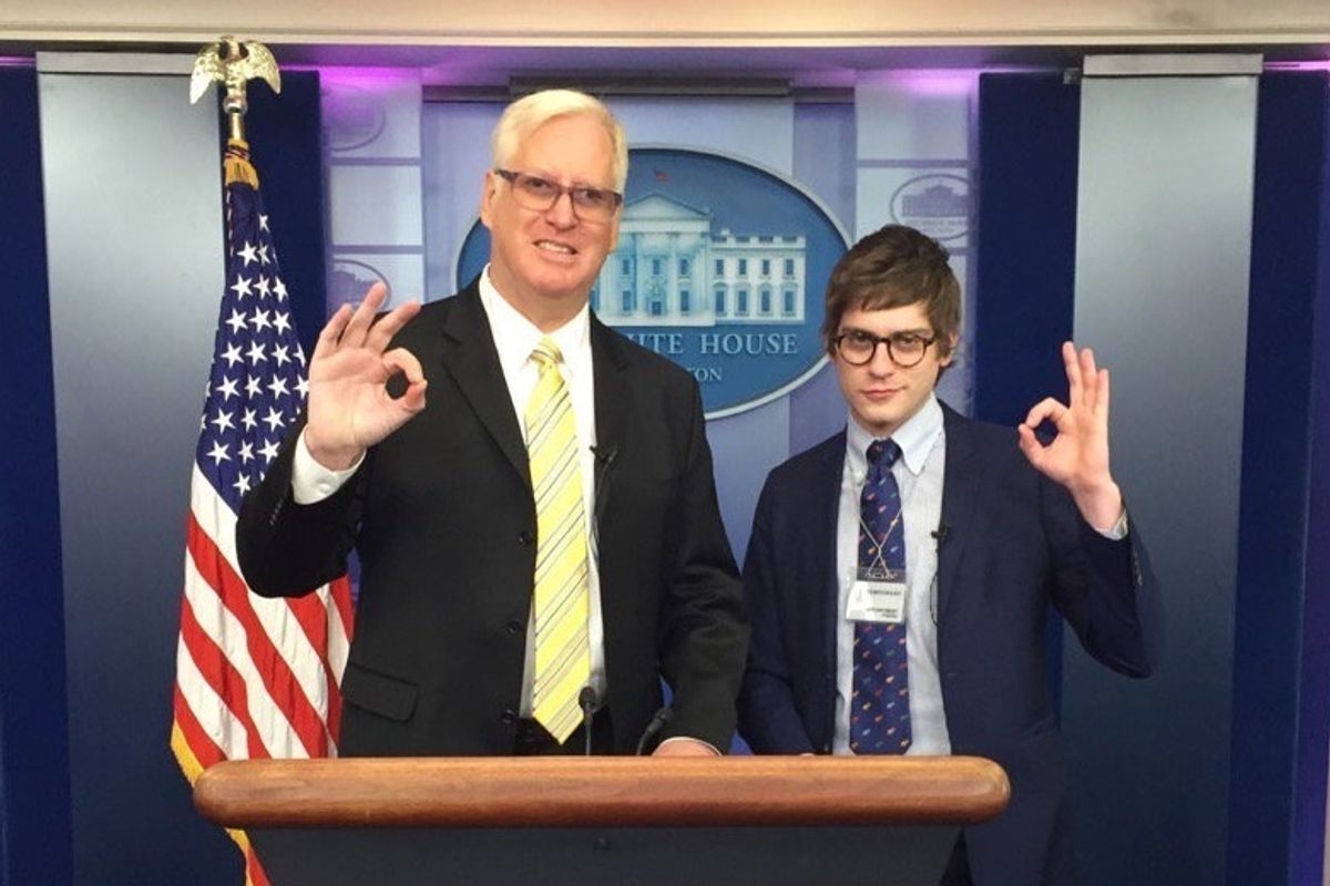 Stupidest Man On Internet Shitcans Stupidest White House Correspondent On Internet, For We Dunno Why