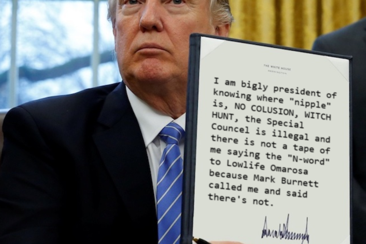 President Stable Genius Knows Where 'Nipple' Is. DO U?