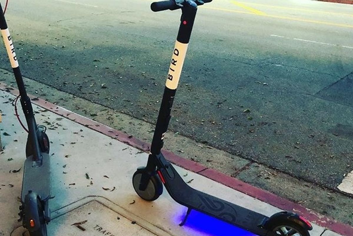 LimeBike electric scooter e-scooter