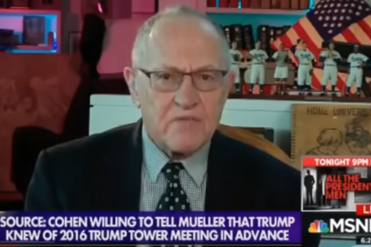 PLEASE BUY ALAN DERSHOWITZ'S BOOK 'I LOVE TRUMP' WHICH IS NOT ABOUT ALAN DERSHOWITZ LOVING TRUMP YOU GODDAMN MCCARTHYITE