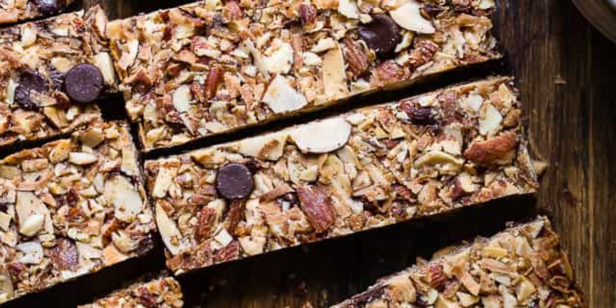Sugar Free Keto Low Carb Granola Bars Recipe - My Recipe Magic