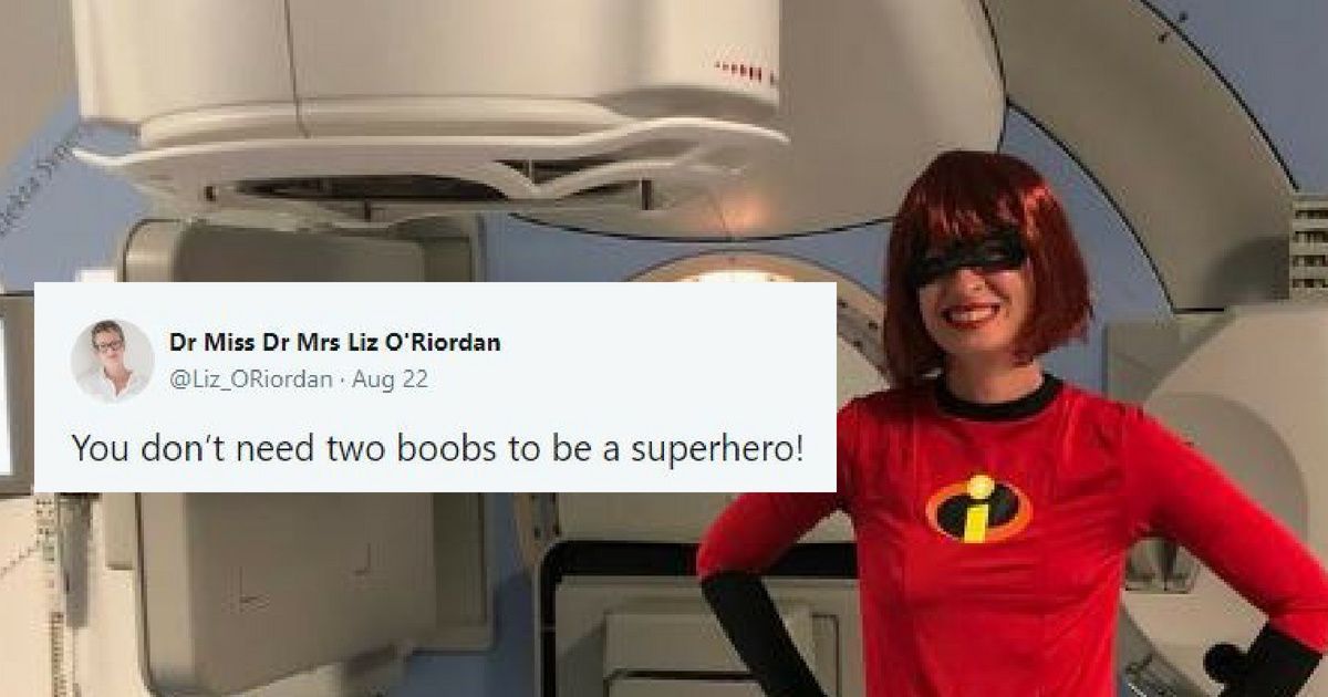 Heroic Cancer Patient Dresses As Mrs. Incredible For Final Round Of Radiotherapy ❤️