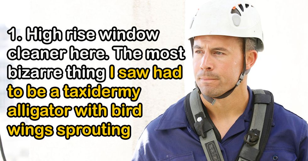 Skyscraper Window Washers Reveal The Weirdest Things They've Ever Seen