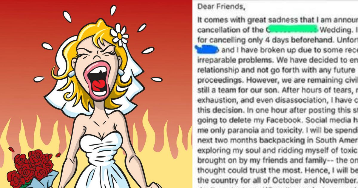 Woman Dubbed 'Canadian Susan' May Be The Worst Bridezilla In History After Viral Facebook Rant ðŸ˜®