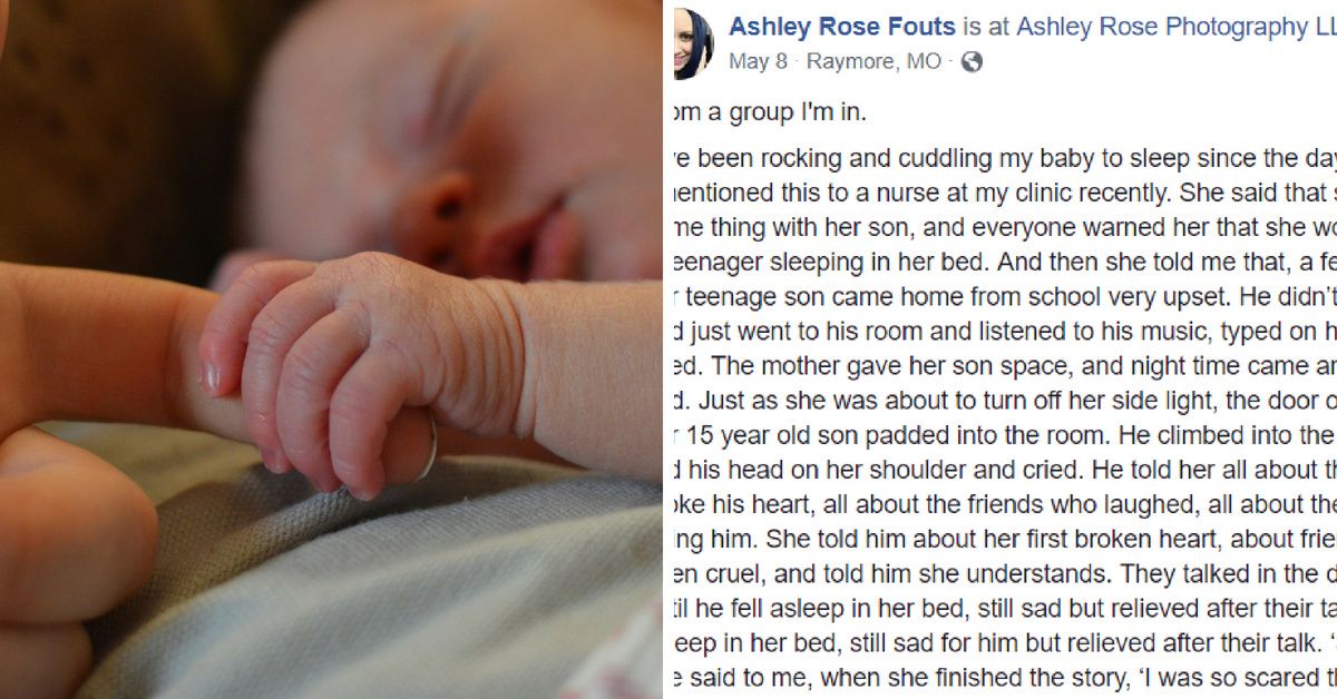 This Story About The 'Dangers' Of Rocking Your Child To Sleep Is A Must-Read For Parents