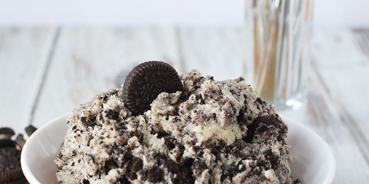 Cookies and Cream Edible Cookie Dough Recipe My Recipe Magic