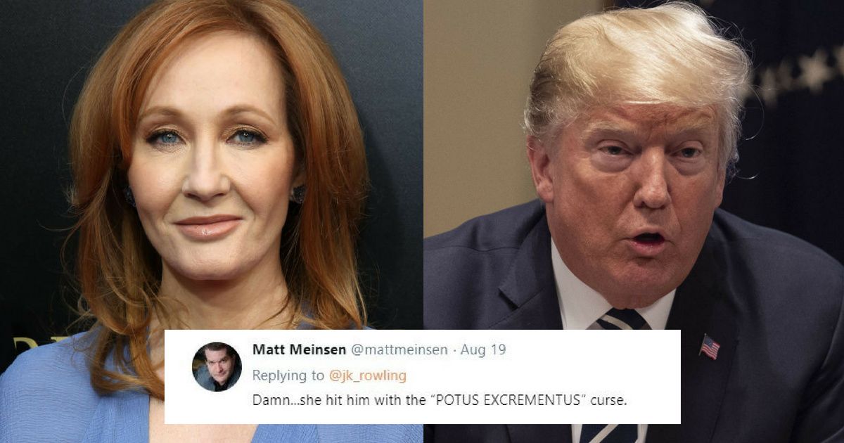 JK Rowling's Latest Trolling Of Trump May Be Her Most Savage Yet ðŸ˜µðŸ”¥