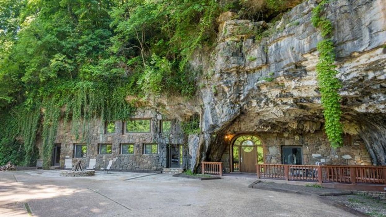 You could live in luxury inside this eye-popping cave for sale in Arkansas