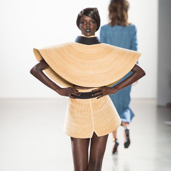 You Have to See Christian Cowan's Showstopping Double Sun Hat