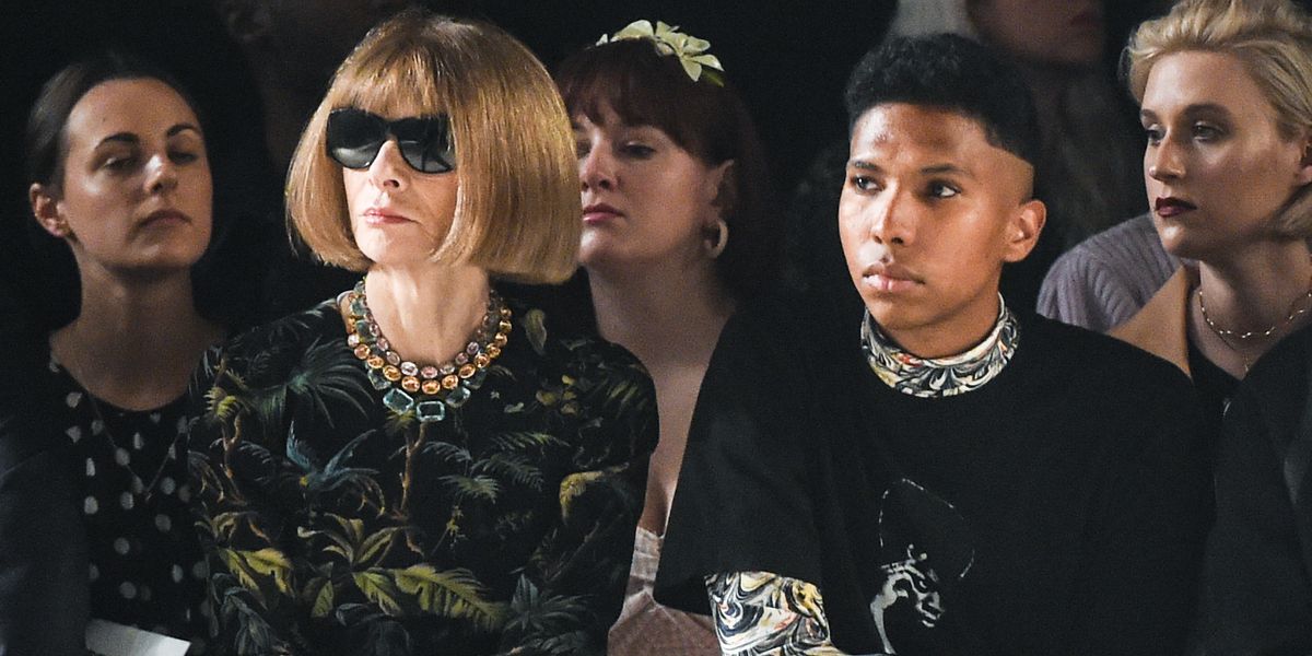 Anna Wintour Sat With Tyler Mitchell At Coach