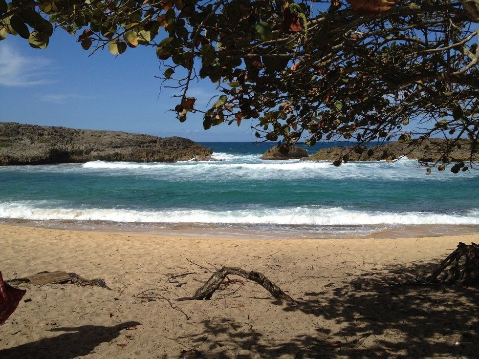 A beach in Puerto Rico (2012)