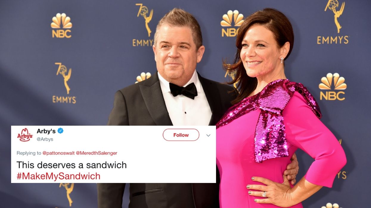 Patton Oswalt Shared A Sweet Emmys Memory About Arby's—And Arby's Commemorated It With A Sandwich ❤️