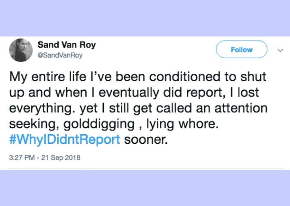 Women Across Twitter Are Using #WhyIDidntReport To Show Just How Few Sexual Assault Survivors Come Forward