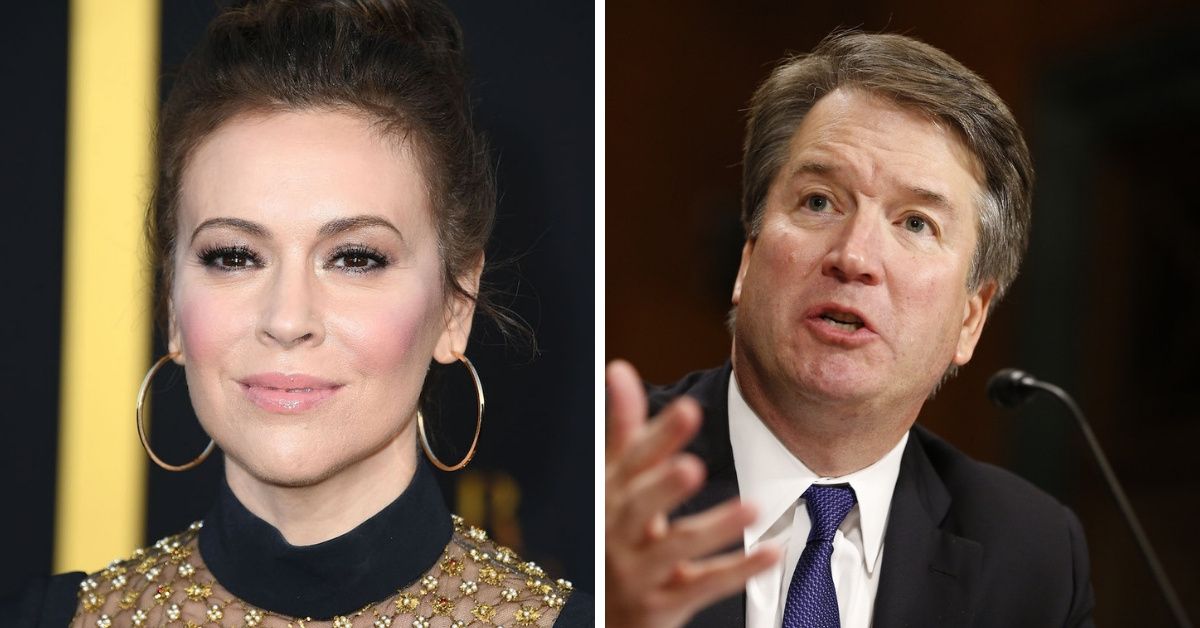 Alyssa Milano's 'Death Stare' From Kavanaugh Hearing Casts Spell On Social Media And Is Now A Full-On Meme